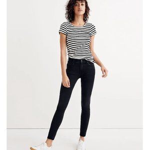 Madewell 9" High-Rise Skinny Black Jeans (Size 27)